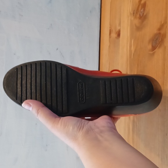 Coach Rain Boots US Size 5 Color Red For Women - Picture 8 of 15